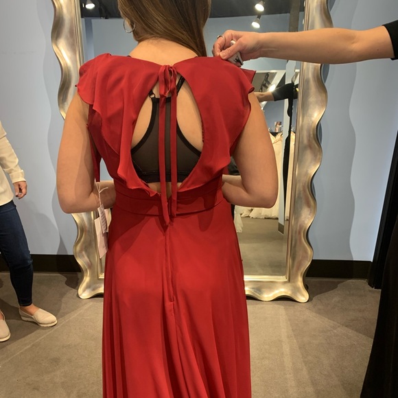 Brand New Mori Lee Style 21527 NAVY Bridesmaid Dresses - Picture 7 of 11